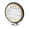 Kerek munkalámpa, 24 LED + angel eye, 12-24V,110x35mm