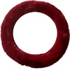 Kormányvédő, bordó szőrös, 37-39 cm
