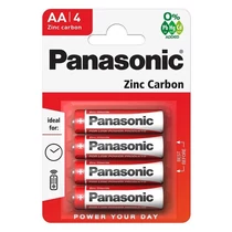 Panasonic RedZinc R6RZ/4BP AA/ceruza cink-mangán tartós elem (4 db/csomag)