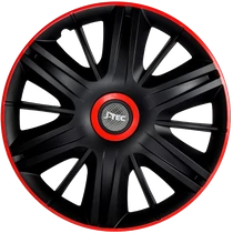 Dísztárcsa 14&quot; Maximus Black Red (új!) (4 darabos garnitúra)