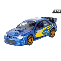 Makett autó, 1:36, Kinsmart, Subaru Impreza WRC 2007, kék