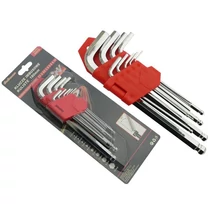 Allen key set 180mm 9-piece (KC)
