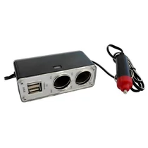 Szivargyújtó elosztó 2 + 2 USB (CC42932-CH) (KC)