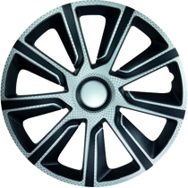 Dísztárcsa 14&quot; Veron Carbon Silver Black (4 darabos garnitúra)