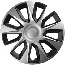 Dísztárcsa 17&quot; Stratos Silver &amp; Black (4 darabos garnitúra)