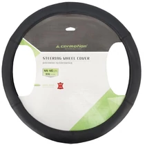 Kormányvédő, fekete, valódi bőr, &quot;XXL&quot; 44-46cm