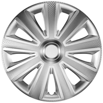 Dísztárcsa 15&quot; Aviator Carbon Silver (4 darabos garnitúra)