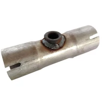 Kipufogó csőtoldat lambdaszonda kialakítással, Ø55mm (VLS-1-55)