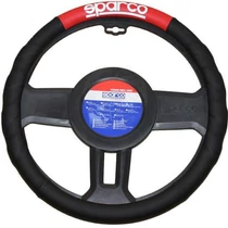 Kormányvédő, Sparco, fekete-piros, 38 cm