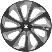 Sparco Dísztárcsa 14&quot;, SICILIA Black/Silver