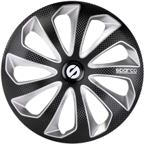 Sparco Dísztárcsa 14&quot;, SICILIA Black Carbon/Silver