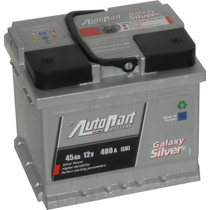 AUTOPART Galaxy Silver 45Ah 480A jobb+ akkumulátor