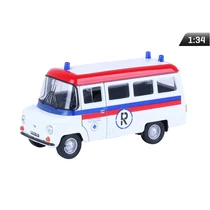 Makett autó, 1:34, PRL Nysa 522 mentőautó, fehér (A83933)