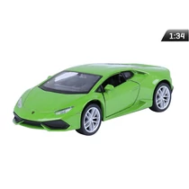 Makett autó, 1:34, Lamborghini Huracan kupé, zöld