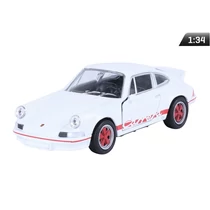 Makett autó, 1:34 1973 PORSCHE 911 CarrerRS, vörös és fehér (A83881)
