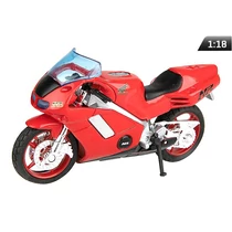 Makett motorkerékpár, 1:18, Honda NR, piros