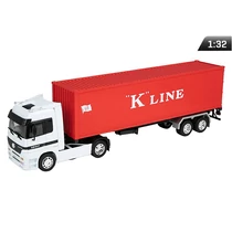 Makett kamion, 1:32, Mercedes-Benz Actros K Line, fehér és piros