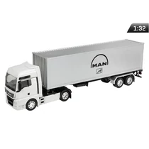 Makett kamion, 1:32, MAN TGX, fehér/ezüst