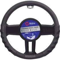 Kormányvédő, Sparco, PVC, fekete, 38 cm (SPS101BK)
