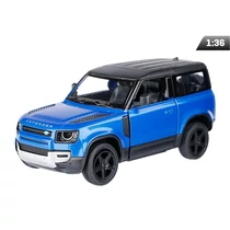 Makett autó, 1:36, Land Rover Defender, kék
