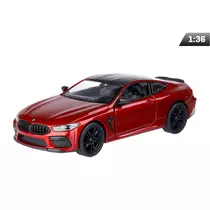 Makett autó, 1:38, BMW M8 Competition Coupe, piros