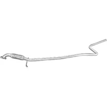 Edex középső kipufogócső, Ford Fiesta Hatchback, Fusion, Mazda 2, 1.2-1.4, 2001-2008.07