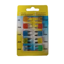 Mini biztosíték, 12V, (10db)
