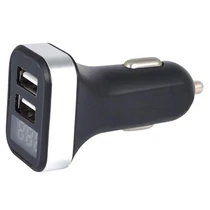 Feszültségmérő + dupla USB töltő