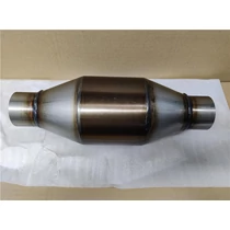 Fémbetétes kerek versenykatalizátor, Ø60mm, 2000-3000 cm3, EURO4, 200 cellás