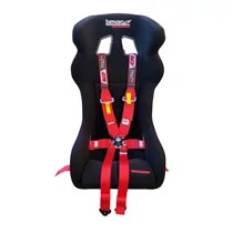 MCF homológ hatpontos biztonsági öv, piros