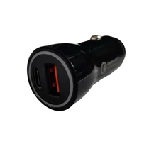 Szivargyújtós töltő, USB + USB Type-C