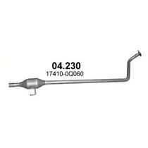 Marix középső kipufogódob, Citroen C1/Peugeot 108/Toyota Aygo 1.0, 2014-