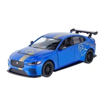 Makett autó, 1:38, Kinsmart, Jaguar XE SV Project 8, kék (megszűnt termék)