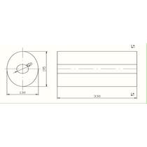 Univerzális ovál kipufogódob, Ø50, 350x210x120mm, 1be1ki