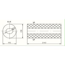 Univerzális ovál kipufogódob, Ø50, 350x210x120mm, 1be1kieltolt
