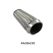 Flexibilis cső, Fiat Punto I, ovál, 44x58x210, 4 rétegű (ON644-210)