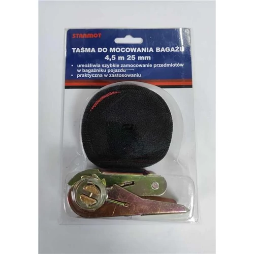 Hevederes rakományrögzítő racsnis, 100 kg (ST-A1202)