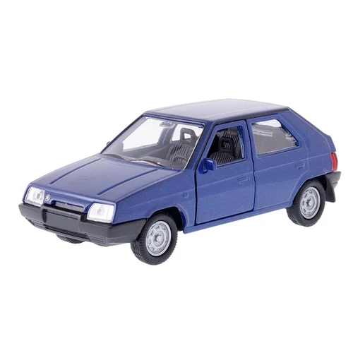 Makett autó, 1:34, ŠKODA FAVORIT, sötétkék (A83964)