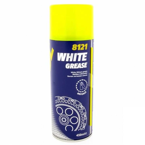 Fehér kenőzsír spray, 450ml (8121)