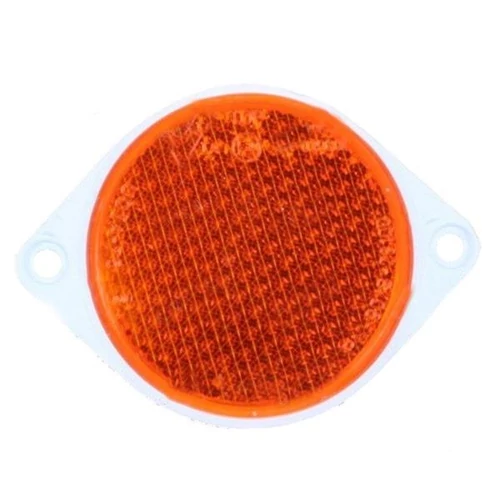 Prizma, narancs, Ø85mm, oldalcsavaros, két furattal