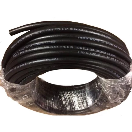 Benzincső, üzemanyagcső, Ø04mm, belső vásznas NBR/CR, tekercsben