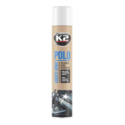 K2AUTO friss illatú műszerfal ápoló spray, 750ml, POLO (HT).