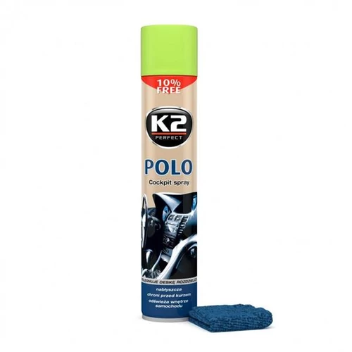 K2AUTO zöld alma illatú műszerfal ápoló spray, 750ml, POLO