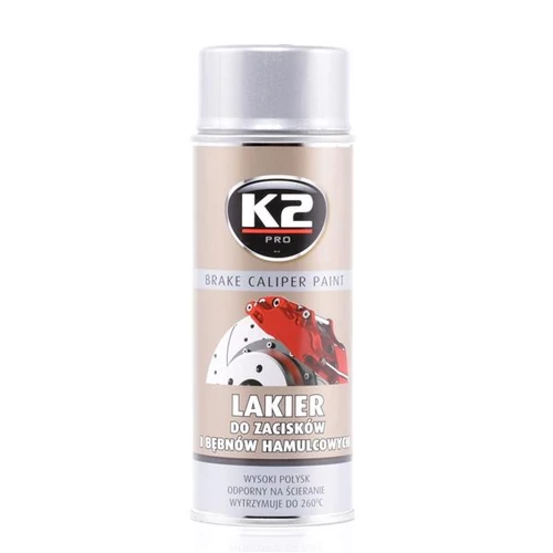K2AUTO ezüst féknyereg festék, 400ml, LAKIER