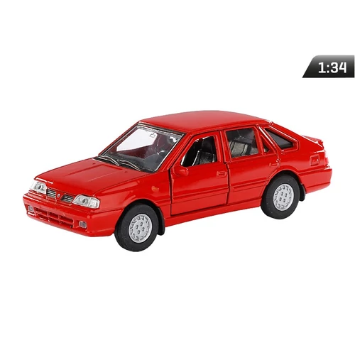 Makett autó, 1:34, PRL Polonez Caro Plus, piros