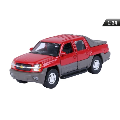 Makett autó, 1:34, Chevrolet Avalanche 2002, piros