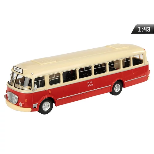 Makett autóbusz, 1:43, Jelcz MEX 272, piros