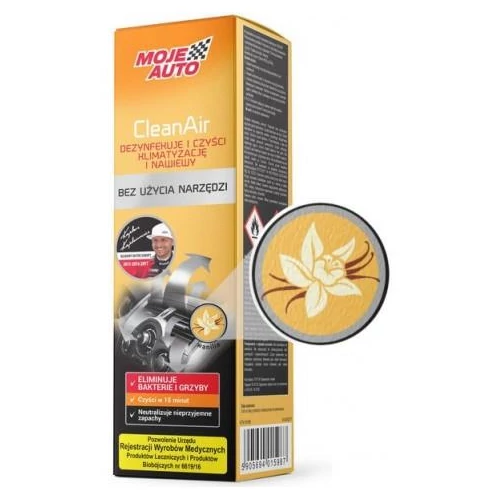 MOJE AUTO klíma tisztító BOMBA 150ML, Vanília