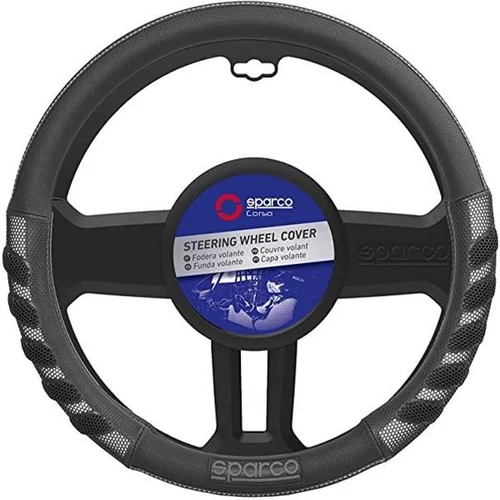 Kormányvédő, Sparco, PVC, fekete-szürke, 38 cm (SPS101GR)