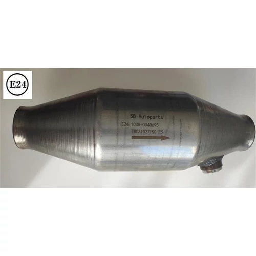 Univerzális kerek fémbetétes katalizátor, lambdaszondás, Ø45mm, 700-1600 cm³, EURO4, 2014-ig